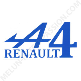 AUTOCOLLANT RENAULT 4 ALPINE