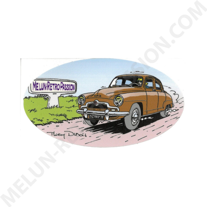 SIMCA ARONDE MELUN RETRO PASSION STICKER