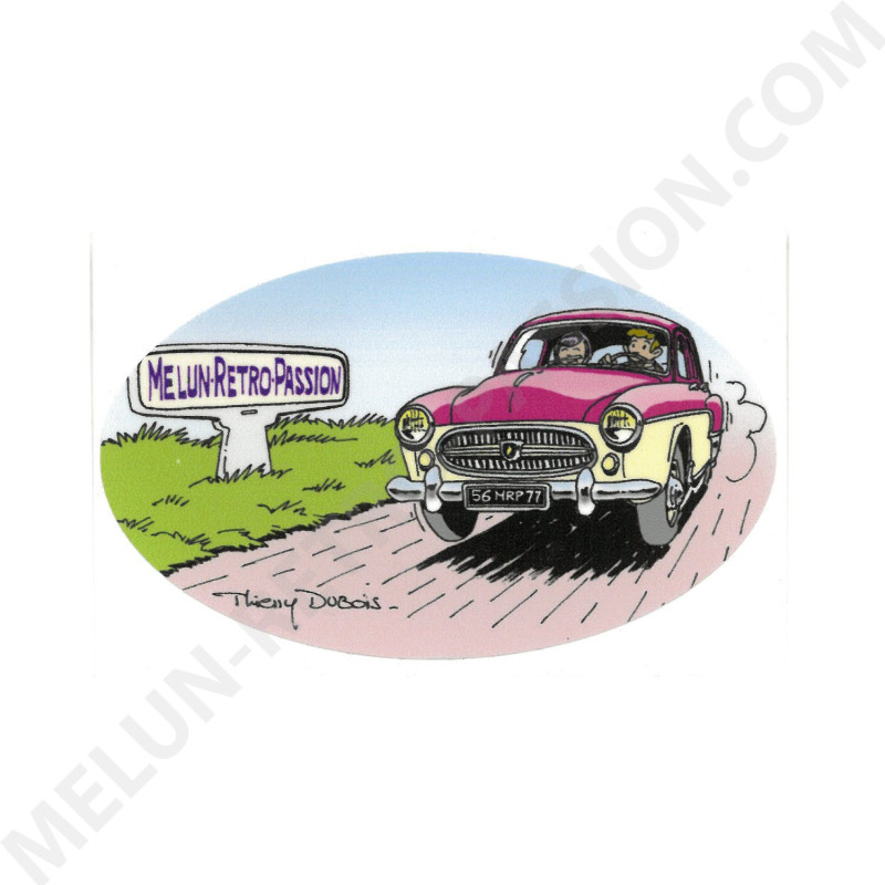 RENAULT FREGATE MELUN RETRO PASSION STICKER