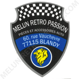 PEGATINA MELUN RETRO PASSION PEUGEOT