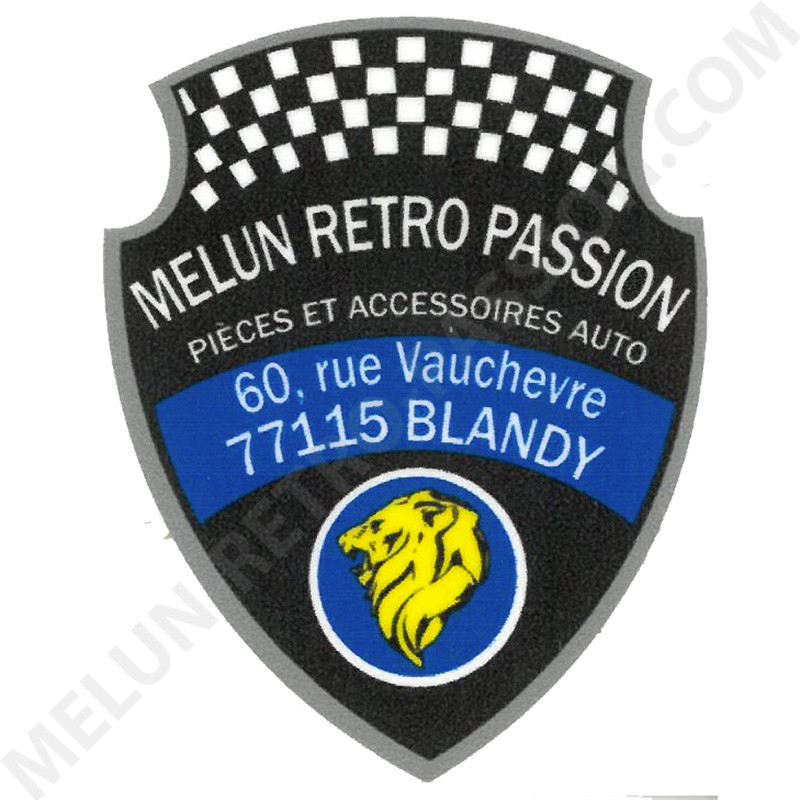 AUTOCOLLANT MELUN RETRO PASSION PEUGEOT