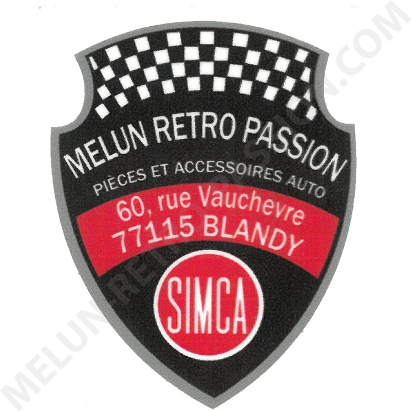 PEGATINA MELUN RETRO PASSION SIMCA