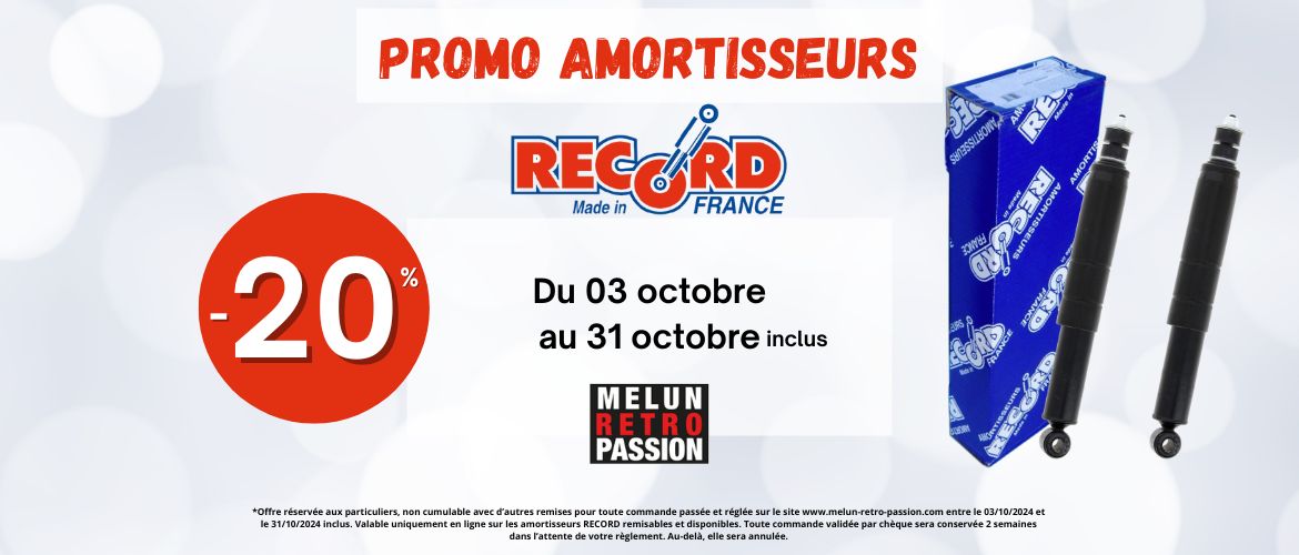 Promo amortisseurs