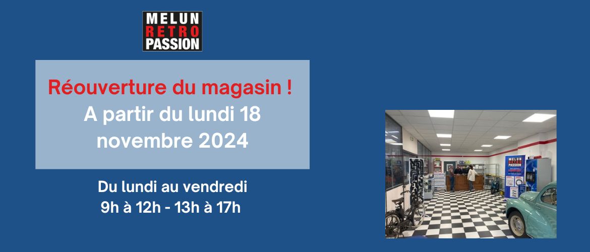 OUVERTURE MAGASIN